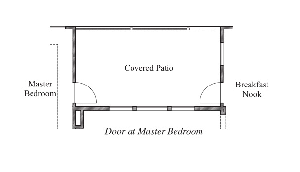 Door at Master Bedroom