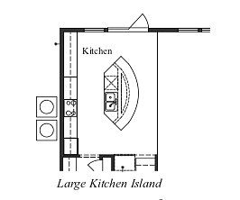 Large Kitchen Island