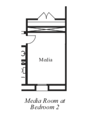 Media Room at Bedroom 2