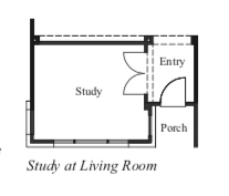 Study at Living Room