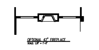 42" Fireplace