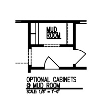 Cabinets at Mud Room