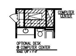 Desk at Computer Center