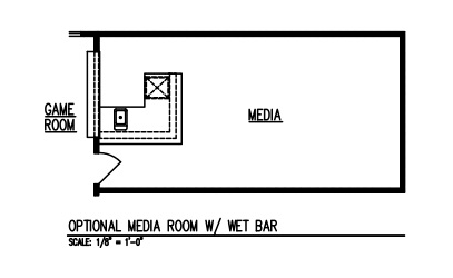 Media Room w/ Wet Bar