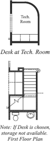 Desk at Tech Room