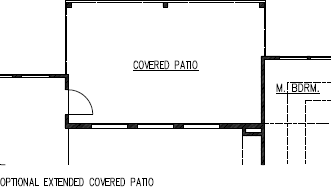 Optional Extended Covered Patio
