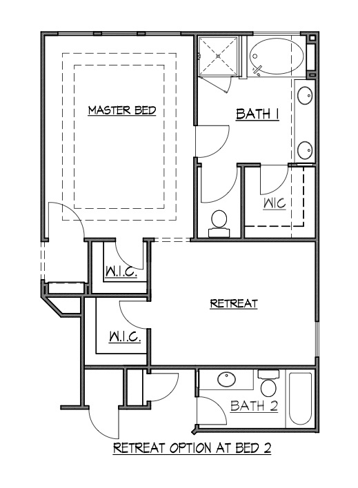 Retreat Option at Bedroom 2