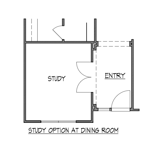 Study Option at Dining Room