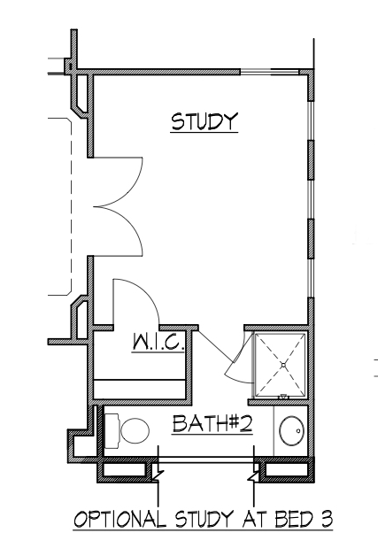 Study at Bedroom 3