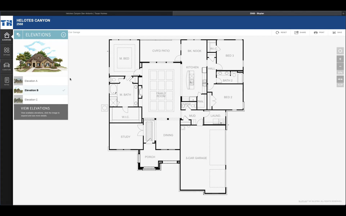 Texas Homes Floorplan Designer