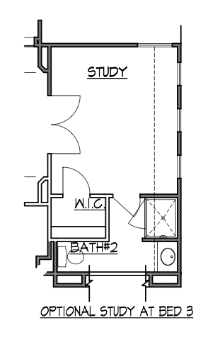 Study at Bedroom 3