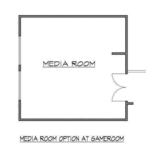 Media Room Option at Gameroom