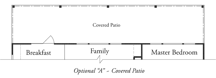 Optional "A" Covered Patio