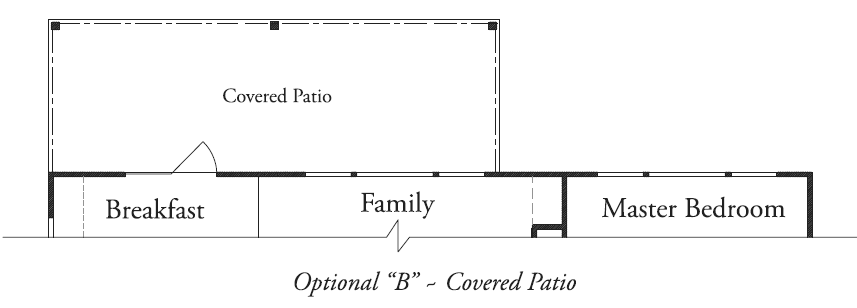 Optional "B" Covered Patio