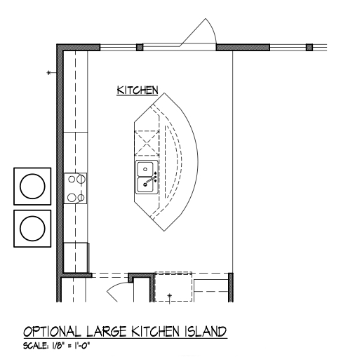 Large Kitchen Island