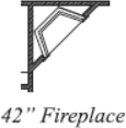 Optional 42" Fireplace