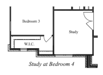 Optional Study at Bedroom 4