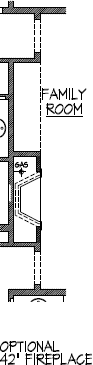 Optional 42" Fireplace
