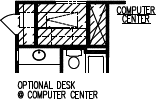 Optional Desk at Computer Center