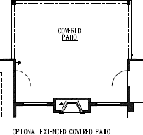 Optional Extended Covered Patio