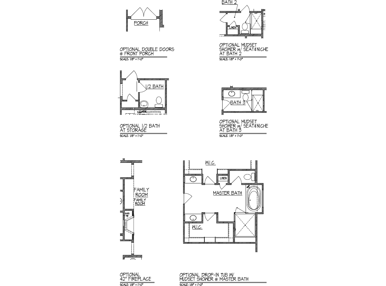 Floorplan Options
