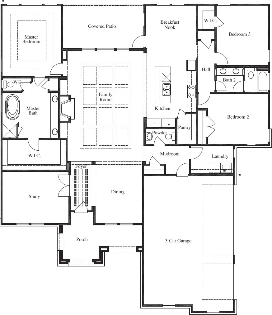 Home Plan 2568 Floor Plan