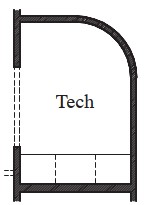 Built in Desk at Tech Center