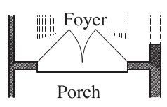 Double Entry Doors at Front Porch