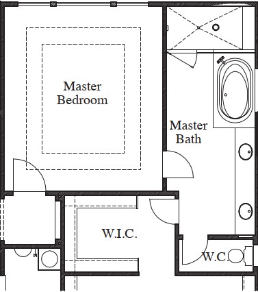 Drop In Tub and Large Mud Set Shower