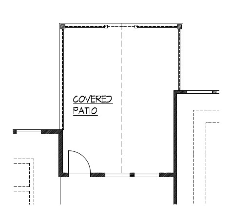 Extended Covered Patio with Vaulted Ceiling