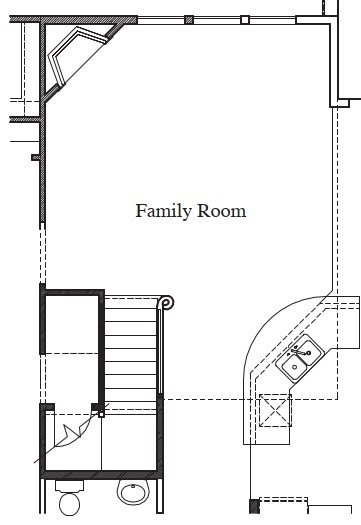 Bonus Room at Tech Center - First Story Plan