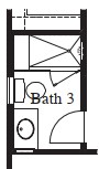 Mud Set Shower with Seat and Niche at Bath 3