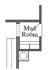 Cabinet at Mud Room