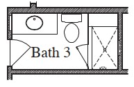 Mud Set Shower with Seat and Niche at Bath 3
