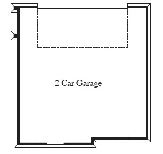 2 Car Garage at Front 1 Car Garage