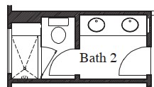 Mud Set Shower with Seat and Niche at Bath 2