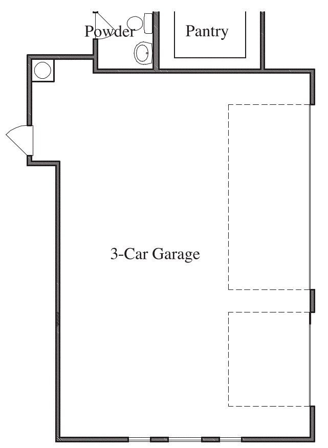 Three Car Garage