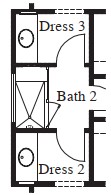 Mud Set Shower with Seat and Niche at Bath 2