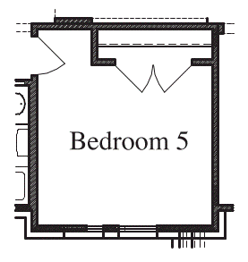 Bedroom 5 at Study