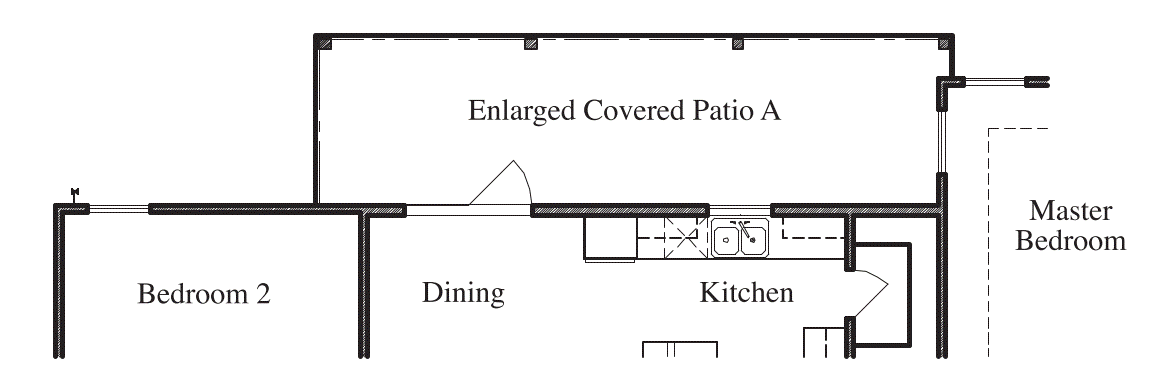 Enlarged Covered Patio A