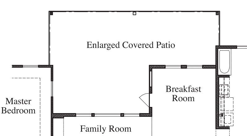 Enlarged Covered Patio