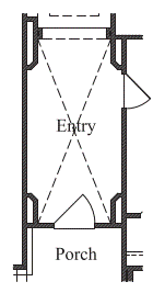 Groin Vault Ceiling at Entry