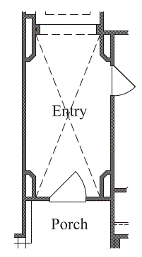 Groin Vault Ceiling at Entry