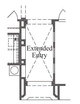 Groin Vault at Extended Entry