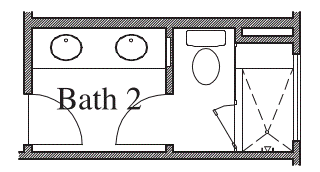 Mud Set Shower with Seat and Niche at Bath 2