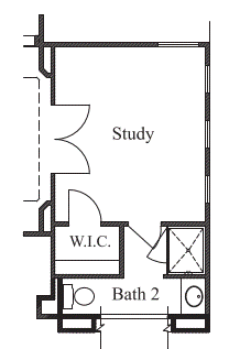 Study at Bedroom 3