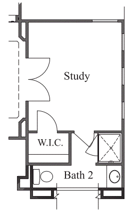 Study at Bedroom 3