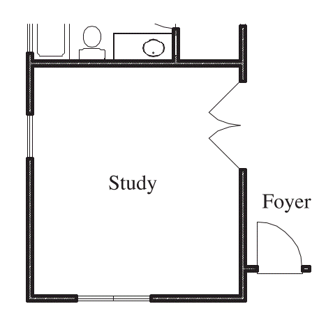 Study at Bedroom 3