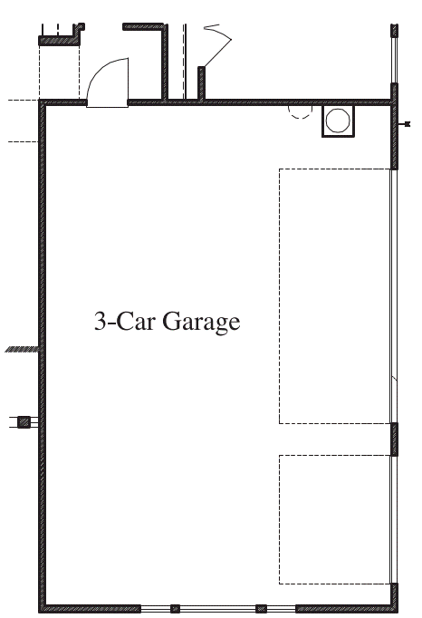 Three Car Garage