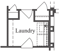 Upper Cabinets at Laundry